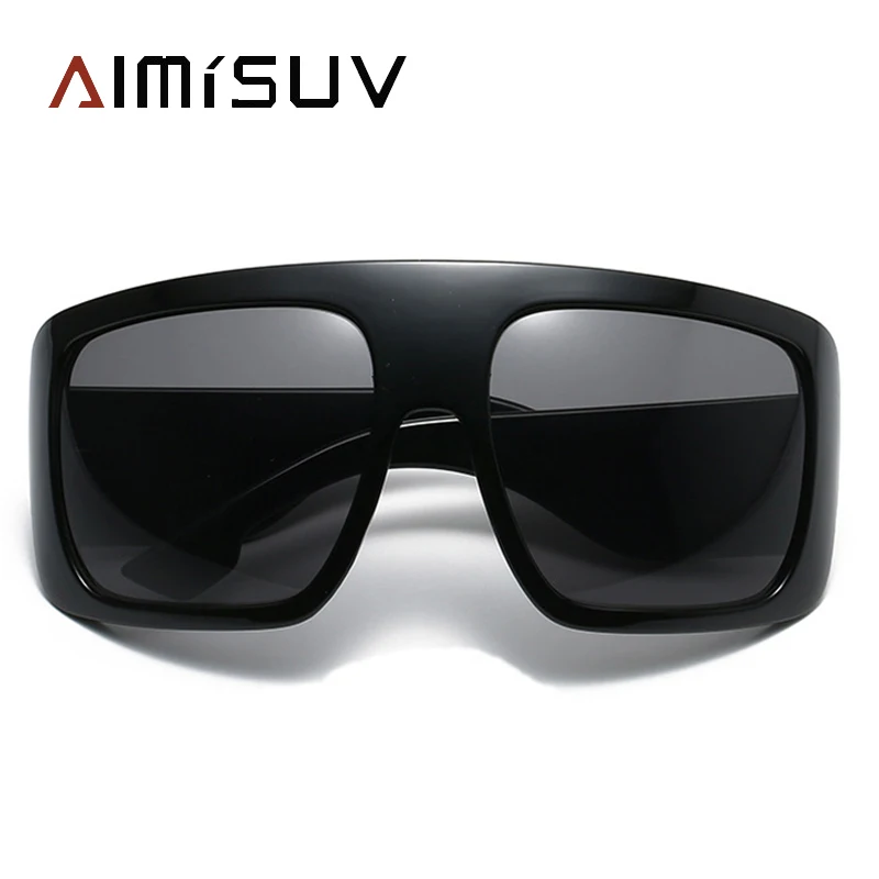 

AIMISUV Oversized Sunglasses For Women 2022 Fashion Designer Sun Glasses Ladies Square Goggles Vintage Big Shades Female UV400