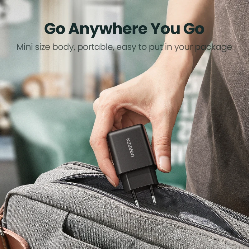 UGREEN 18W USB Charger QC3.0 Quick Charge 3.0 QC Fast Wall Charger for Samsung s10 Xiaomi iPhone Huawei Mobile Phone Charger