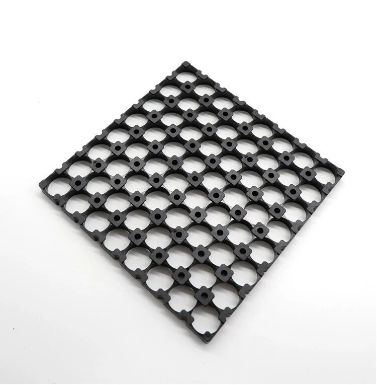 

300pcs/lot MasterFire 8*8 18650 Batteries Spacer Radiating Holder Bracket Black Plastic Battery Storage Box Holder Brackets