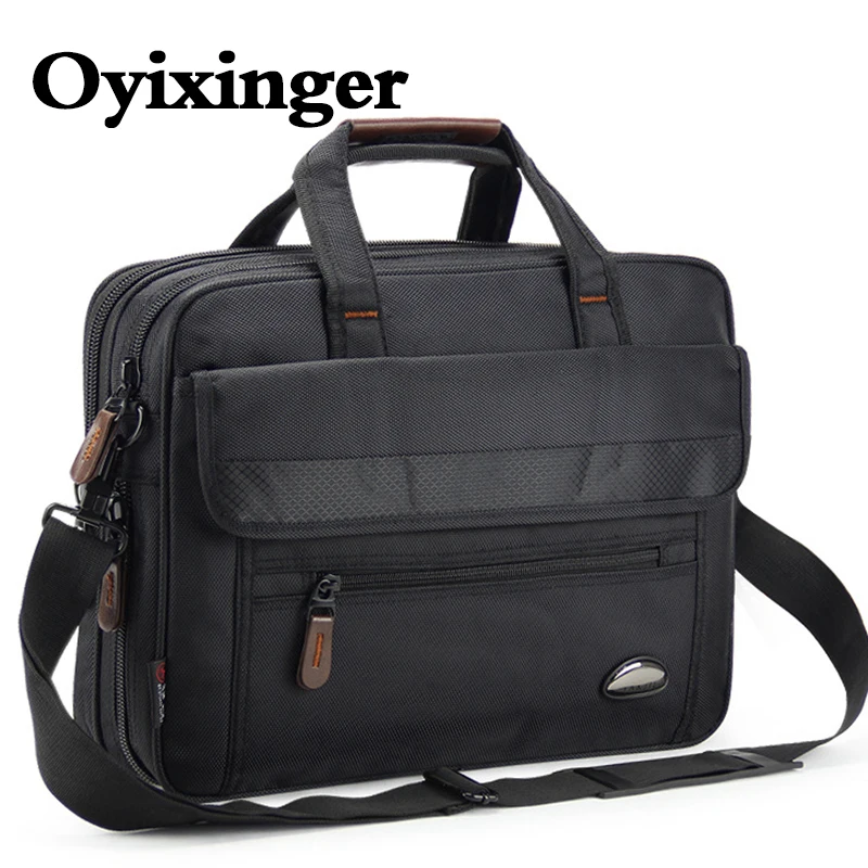 

OYIXINGER мужской 15-дюймовый портфель для Acer Lenovo Hp Macbook Huawei, Мужская Компьютерная сумка, мужские сумки на плечо, деловая сумка для документов