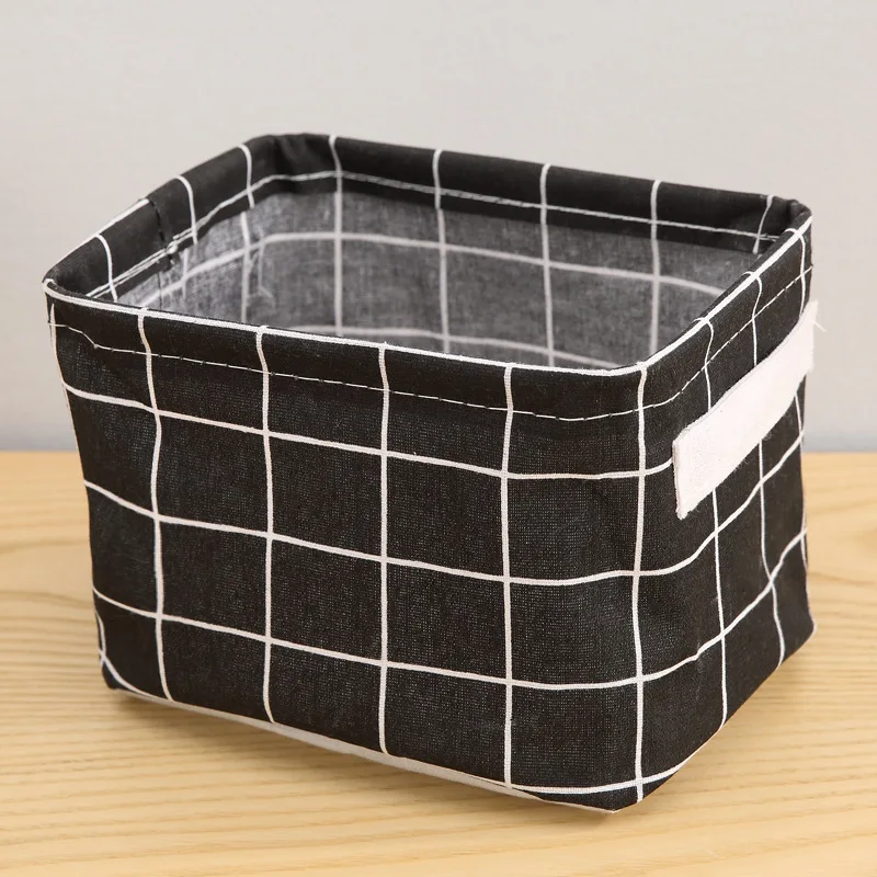 

Storage Basket Personality Hipster Pastoral Fabric shou na kuang bei Storage Box