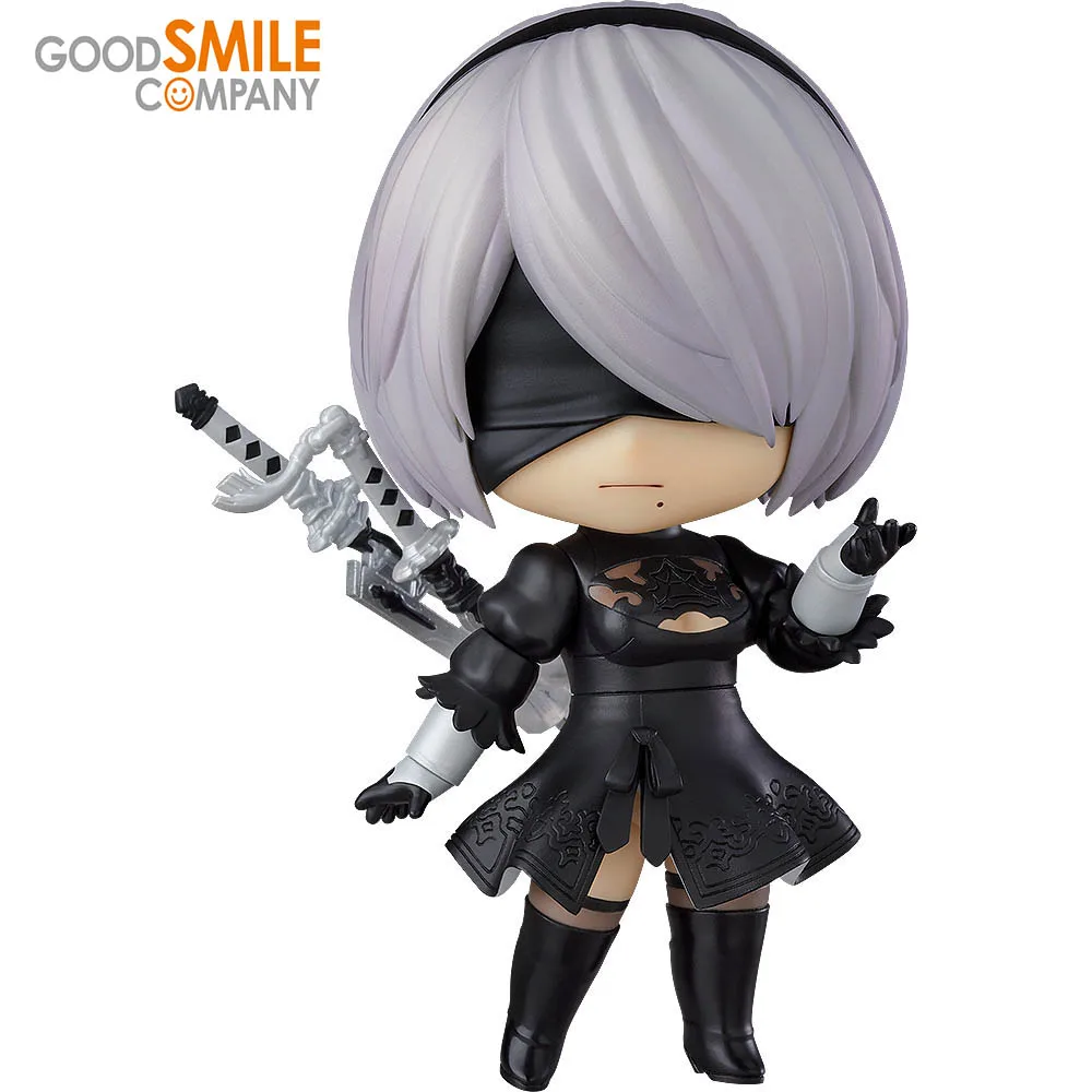 

Оригинальная фигурка Nendoroid 1475 Nier:automata 2B ГСК Коллекционная модель аниме фигурка куклы игрушки подарки