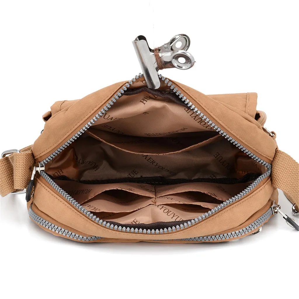 Роскошная Наплечная сумка женская нейлоновая водонепроницаемая элегантная