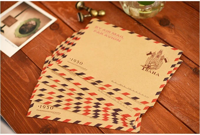 Винтажные коричневые конверты из крафт бумаги бумажные коричневого цвета 11x16 2 см