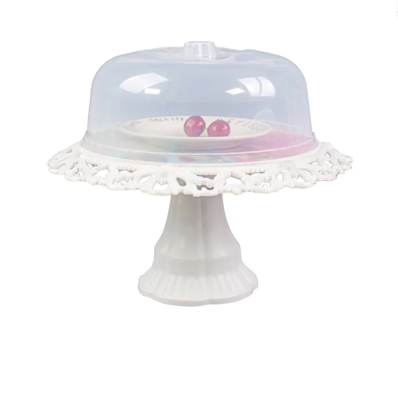 12 13 дюймов портативная пластиковая круглая коробка для выпечки выпечка хранения