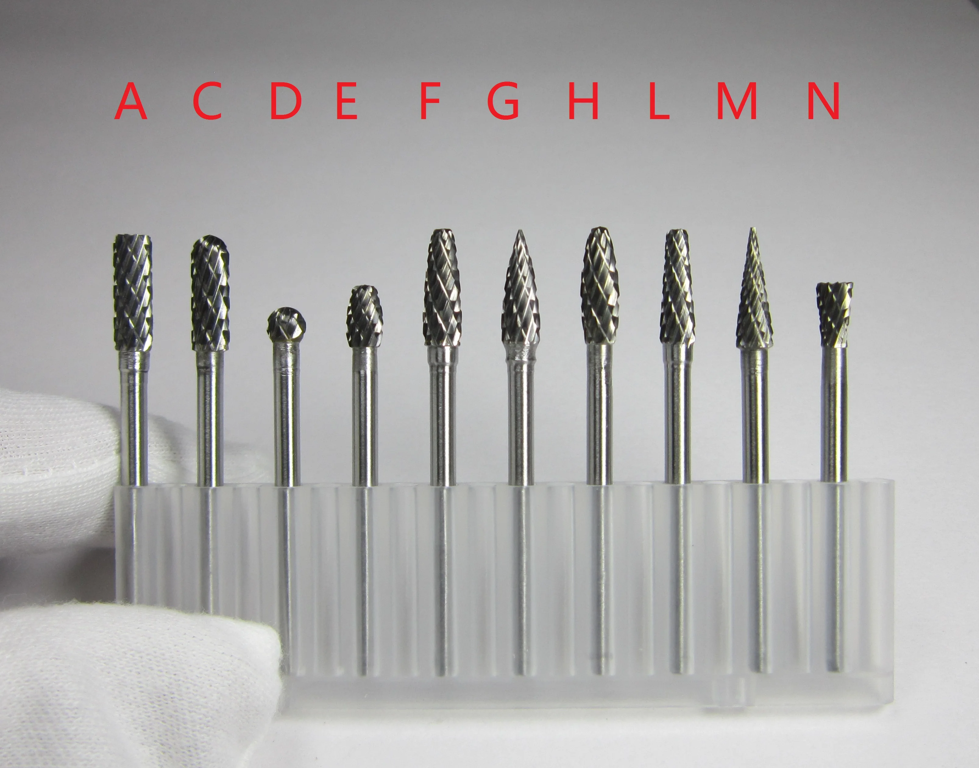 10 шт. хвостовик 3 мм Головка 4 3*4 вольфрамовый Карбид роторные напильники ЧПУ формы