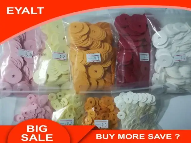 

1000 PCS Piano Accessories Piano Tuning Tools Ring Keys Paper Washer Big Paper Circle Piano Small Paper Circle