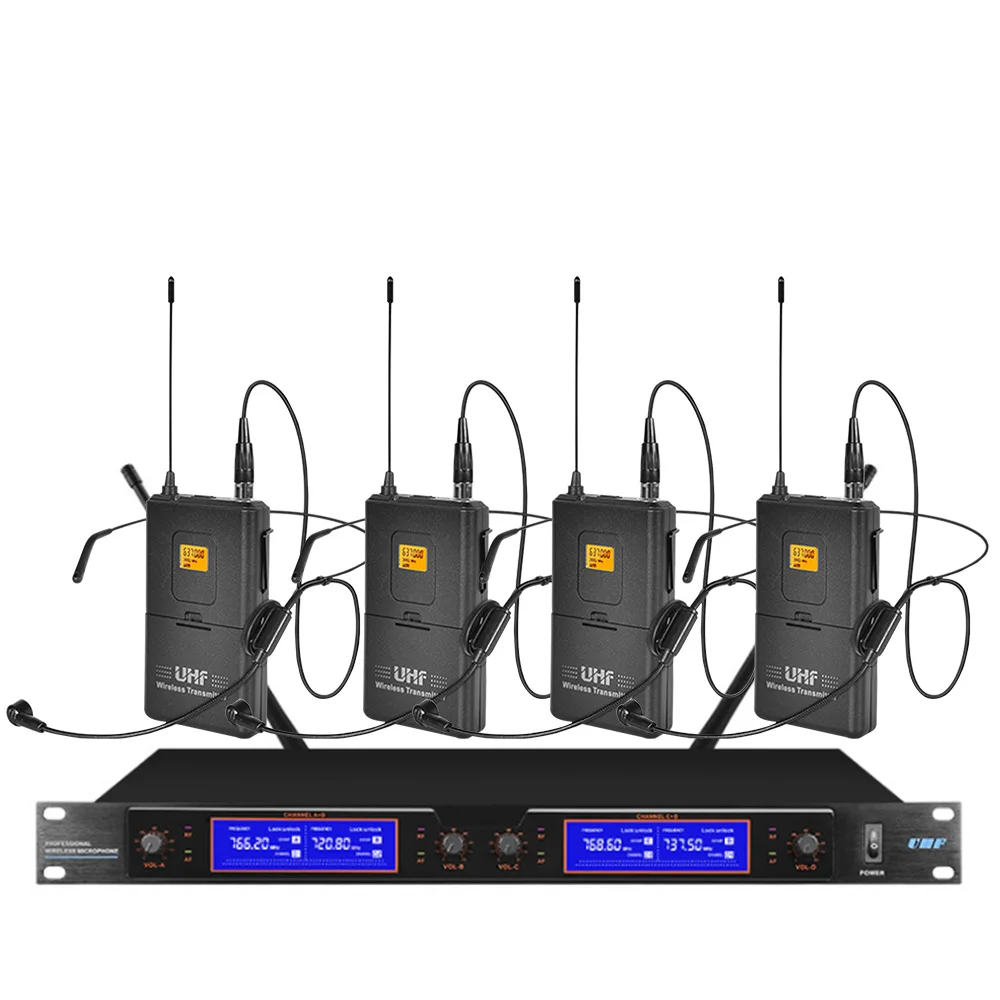 Профессиональная Беспроводная микрофонная система ORBAN UHF4 канал 2 лацканов