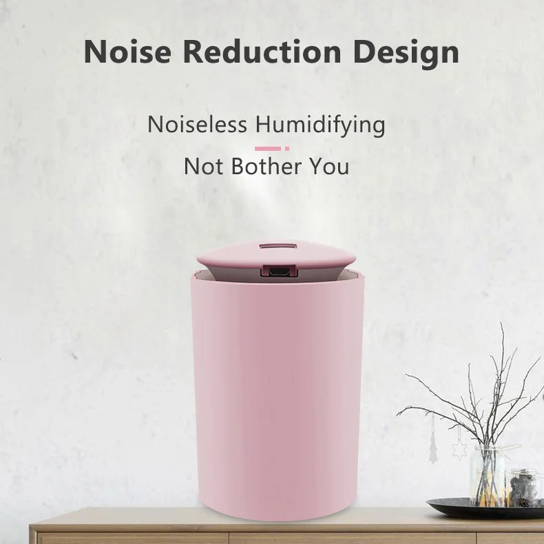 

2020Mini Air Humidifier Aroma Diffuser LED Backlight for Home USB Bottle for Office Mist Maker Refresher Humidification Gift