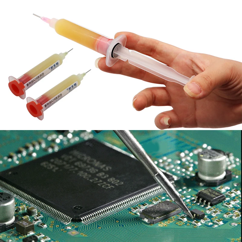 

1/2/5pcs/lot 559 10cc Flux Paste High Quality Soldering Paste NC-559- BGA Grease for Welding Work Solder Oil Flux+Needl