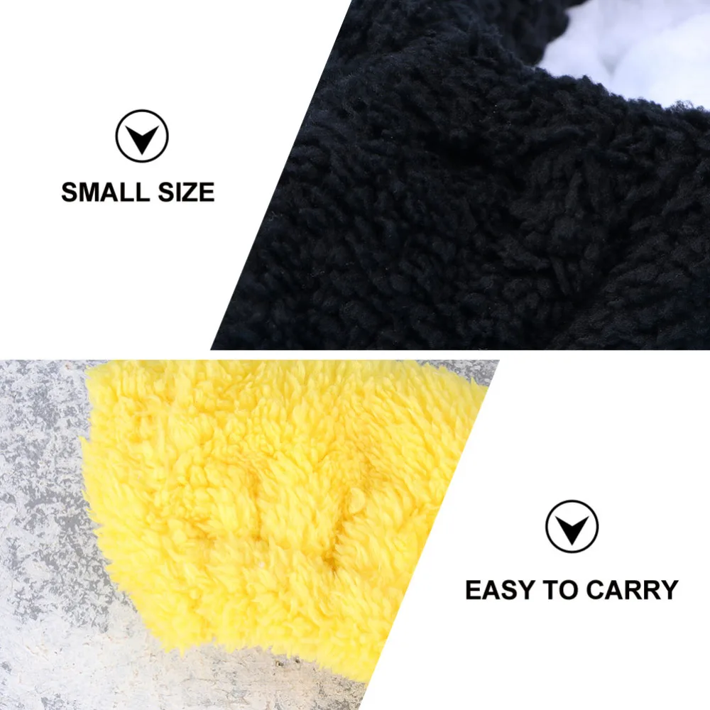

2 Pairs Kids Blades Covers Elastic Plush Ice Skating Skates Covers Size