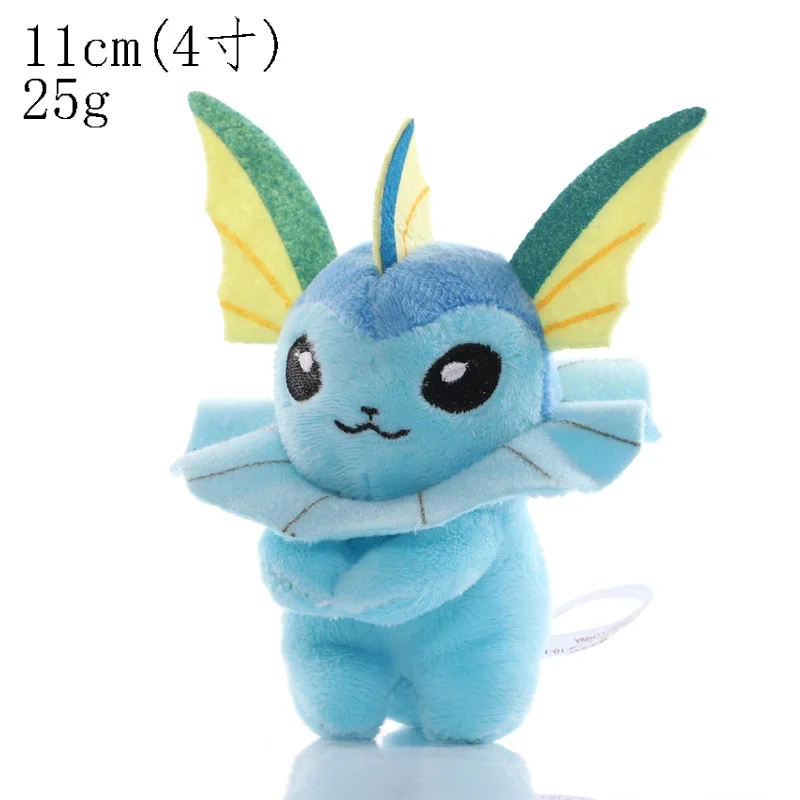 11cm Pokemon Plush Keychain Doll Pendant Toy Eevee Leafeon Sylveon Flareon Umbreon Vaporeon Espeon Glaceon Jolteon Kids Gifts images - 6