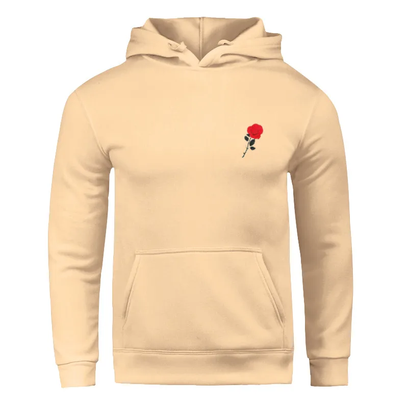 KHAKI Новая спортивная мужская спортивная одежда, костюмы с капюшоном, Брендовые мужские весенние и осенние и зимние толстовки - Цвет: KHAKI