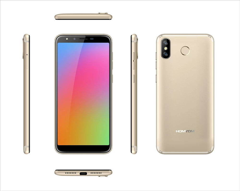 HOMTOM H5 MT6739 четырехъядерный 32 ГБ+ 3 ГБ 5," дюймовый смартфон 3300 мАч Распознавание отпечатков пальцев 13 МП+ 8 Мп мобильный телефон