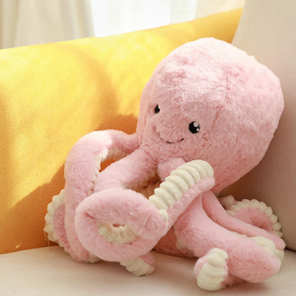 

18-80CM Cartoon Lovely Simulation Octopus Pendant Plush Stuffed Toy Soft Cute Animal Doll Children Birthday Gift Home Decor
