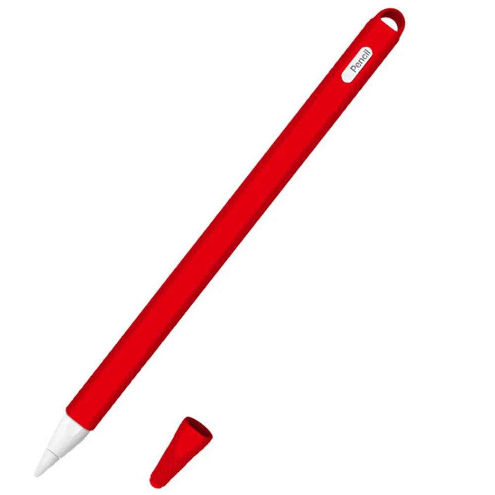 04 pencil 2 hong Для Apple Pencil 2 Чехол Мягкий силиконовый держатель стилус чехол совместимый для Apple Ipad планшет стилус защитный чехол - Цвет: 04 pencil 2 hong