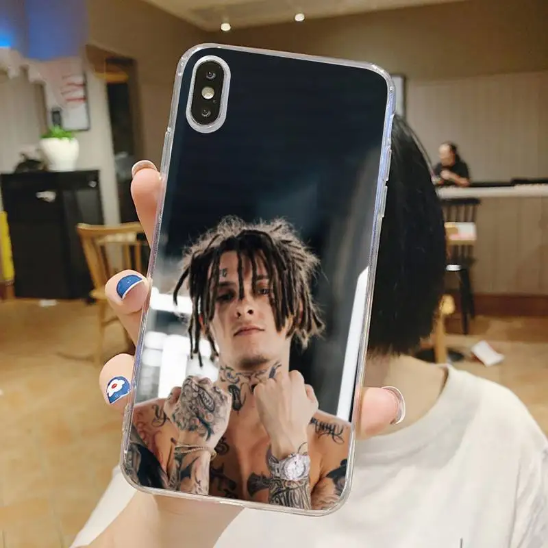 

Russia Rapper Kizaru singer Phone Case Transparent for iPhone 6 7 8 11 12 s mini pro X XS XR MAX Plus