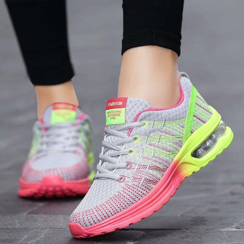 

2020 New Platform Sneakers Shoes Breathable Casual Shoes Woman Fashion Height Increasing Ladies Shoes Plus Size 35-42