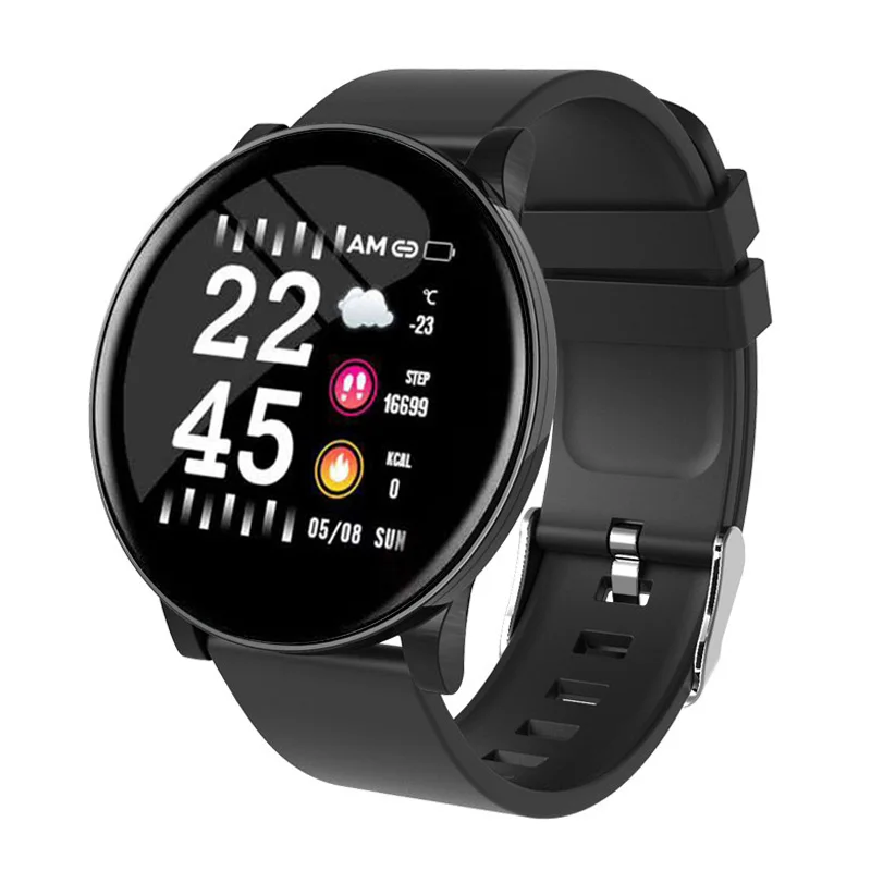 Black Silicone XPOKO S9 водонепроницаемые Смарт-часы для iOS Android Bluetooth спортивные умные часы для мужчин и женщин часы монитор сердечного ритма кровяное давление - Цвет: Black Silicone