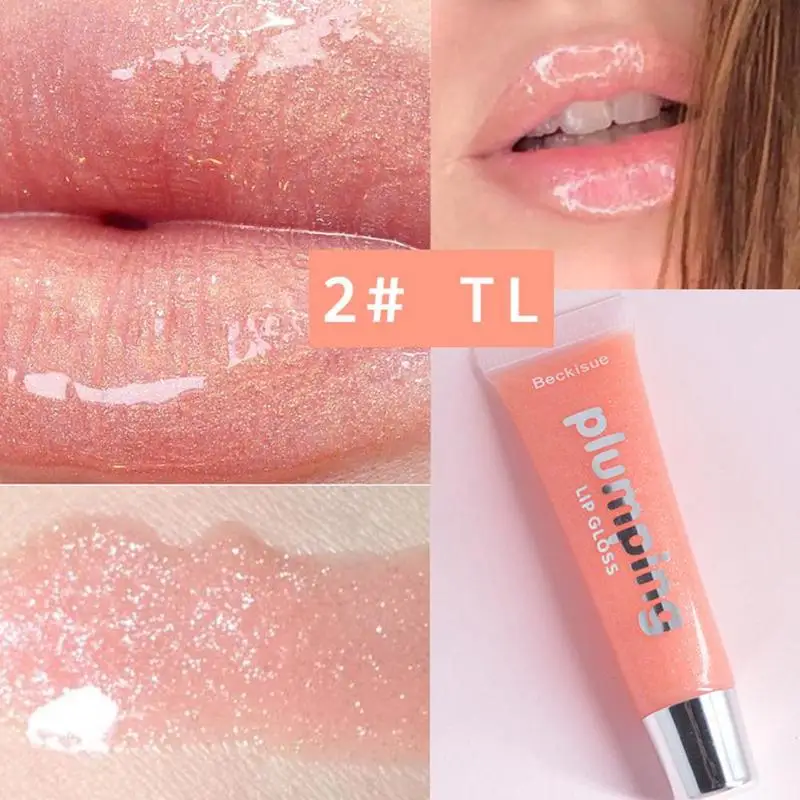 

Vitamin E Lipstick Mineral Oil Moisturizing Plumping Clear Lip Gloss Volume Tint Liquid Makeup Collagen Lip Gloss Makeup 9 Color