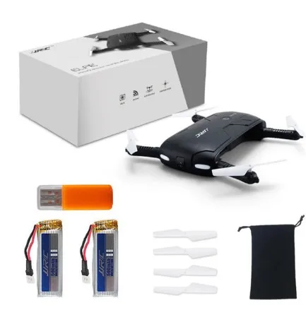 JJRC H37 Карманный Дрон с селфи Квадрокоптер wifi Elfie Карманный складной портативный фото видео - Цвет: drone with 2 battery