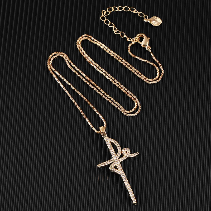 Новое поступление золотое ожерелье WENDYFO с изображением религии для мужчин и