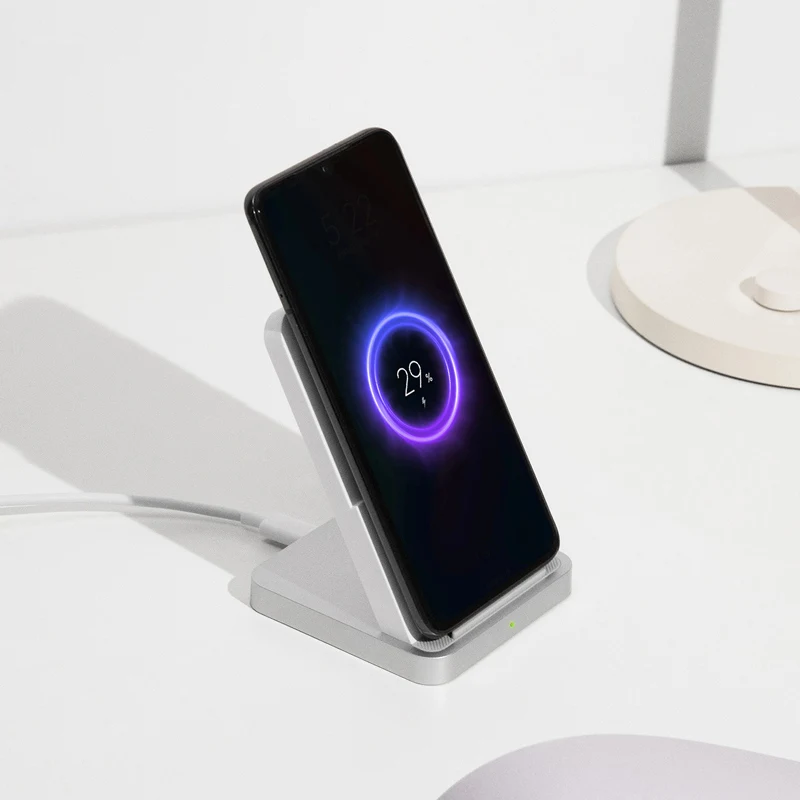 Беспроводное зарядное устройство Xiaomi с вертикальным воздушным охлаждением 30 Вт