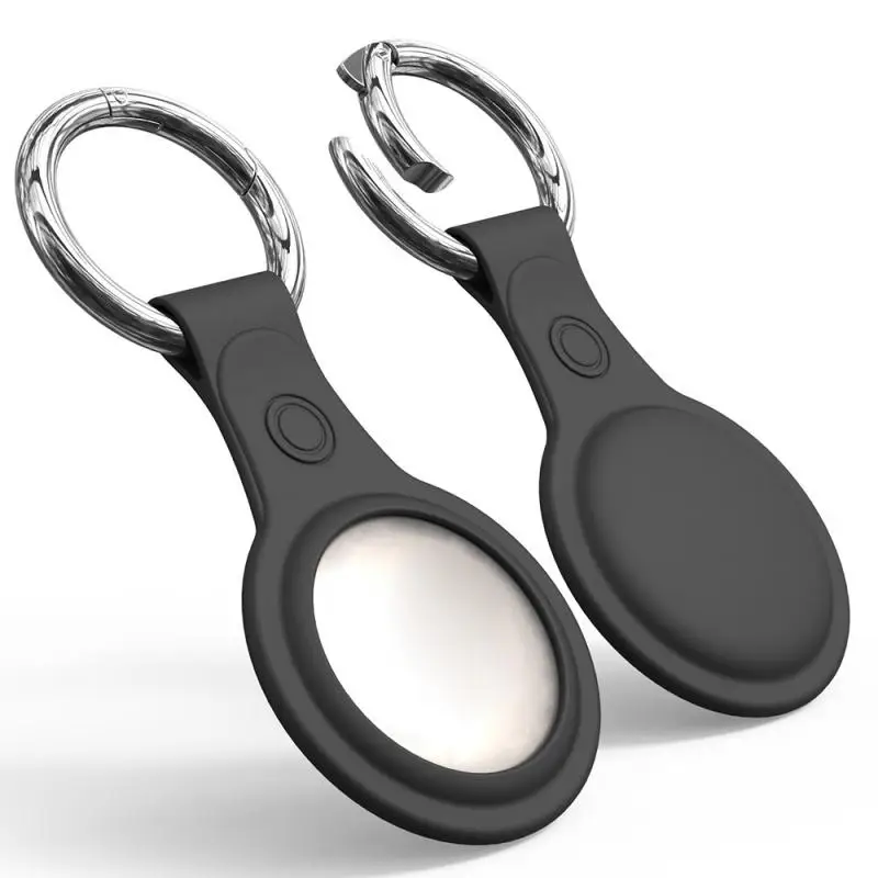 

Protective Cover For AirTag Case Silicone Protector Bumper Case Compatible with For AirTags Tracker Buckle