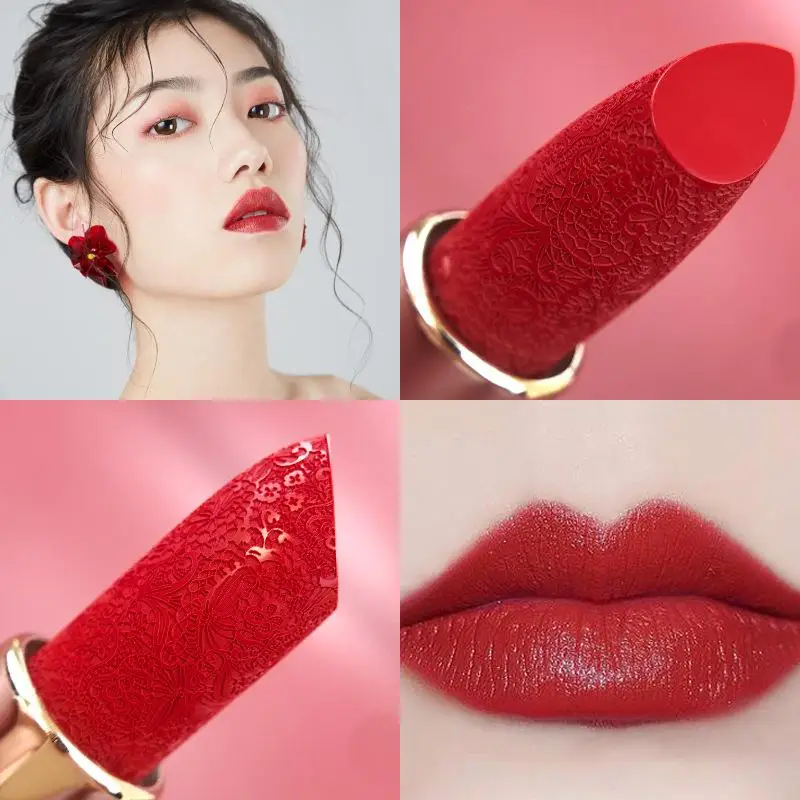 

Chinese style Student Waterproof Lasting Lipstick Matte Velvet Glossy Lip Gloss Balm Sexy Lip Tint Women Fashion Makeup Gift