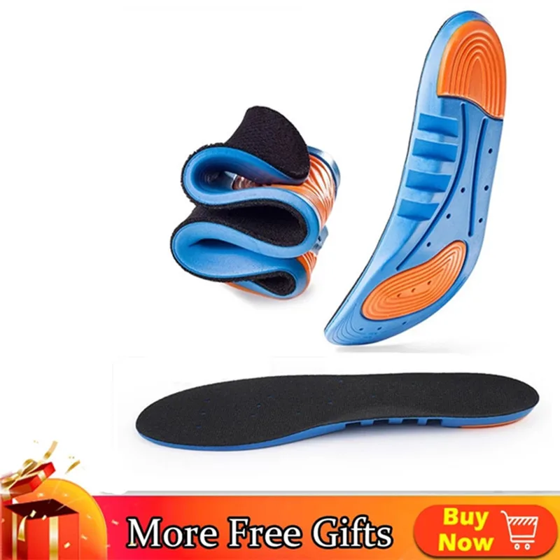 

FLVLVY Soft Insoles Professional Cushion Foot Care Shoe Inserts Light Shoe Eva Deodorant Orthotic Train Insole