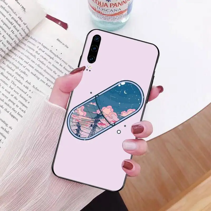Чехол для телефона с лекарственными таблетками PENGHUWAN Huawei P30 P20 Mate 20 Pro Lite Smart Y9 prime 2019