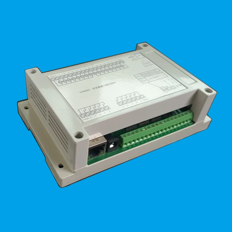 TCP DAQ карта 16DI 10 Реле Ethernet модуль сбора данных Modbus SDK Labview C Qt windows linux коды|Детали и