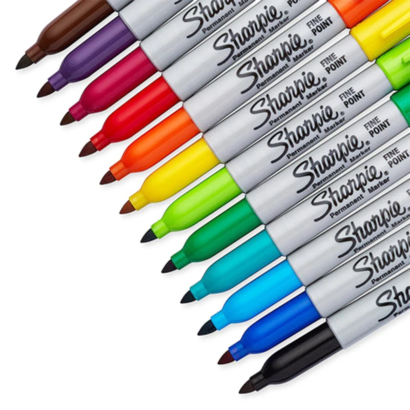 8 шт./лот,, Sanford Sharpie, экологически чистые перманентные маркеры, 8 цветов, набор, маркер для рисования
