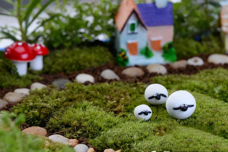 Забавные сферические овечки с длинными ушками Мультяшные куклы для торта на день