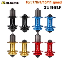 blooke bicycle hub 32 hole dt100 bearing disc brake 7 8 9 10 11 s speed front rear mtb bike bushing quick release sleeve cube