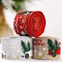 1 roll of 5m christmas ribbon diy handmade ribbon christmas tree wedding party decoration wrapping gift diy sewing cloth