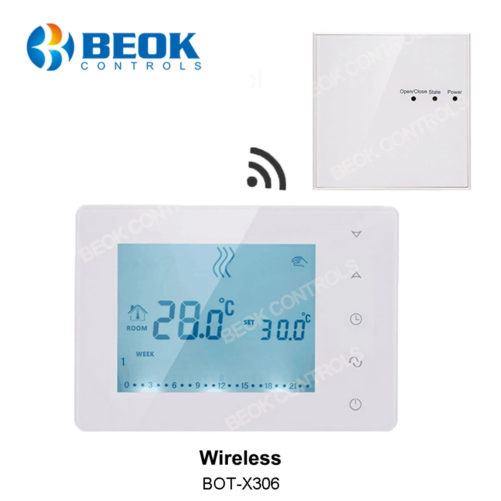 Beok беспроводной или Wifi умный термостат Регулятор газовый котел регулятор температуры нагрева