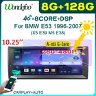 Автомобильный радиоприемник 2 din android 11 Стерео 10,25 ''для BMW 5 серии X5 E53 M5 E39 1996-2003 с Carplay bluetooth автомобильная аудионавигация