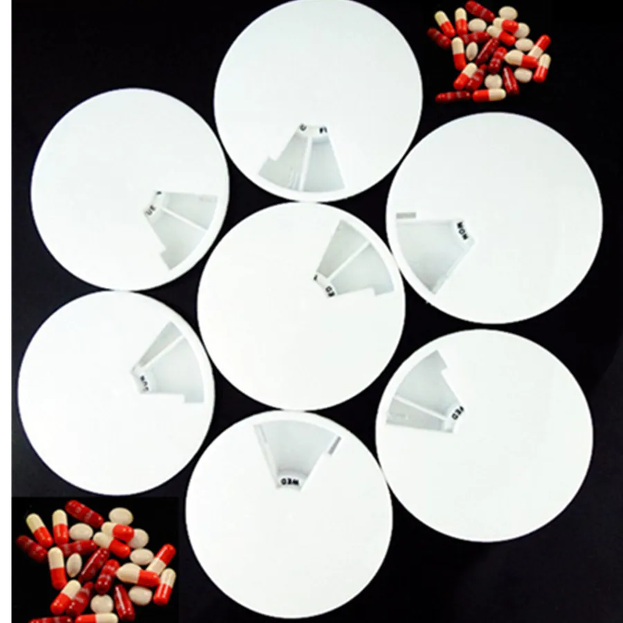 Одна неделя белка таблеток для использования в чехол коробка первой помощи Pastillero