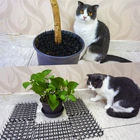 garden cat scat mat safe plastic spike stab anti cat prickle strips cat dog repellent mat pet homeoutdoor garden supplies