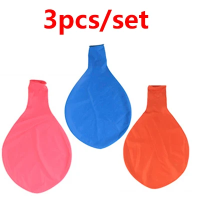 3pcs 1/3 шт. 36 дюймов Цвета латексные воздушные шары конфетти воздушные шары надувной шар для День рождения Свадьба Подарок вечерние воздушные шары, принадлежности для - Цвет: 3pcs