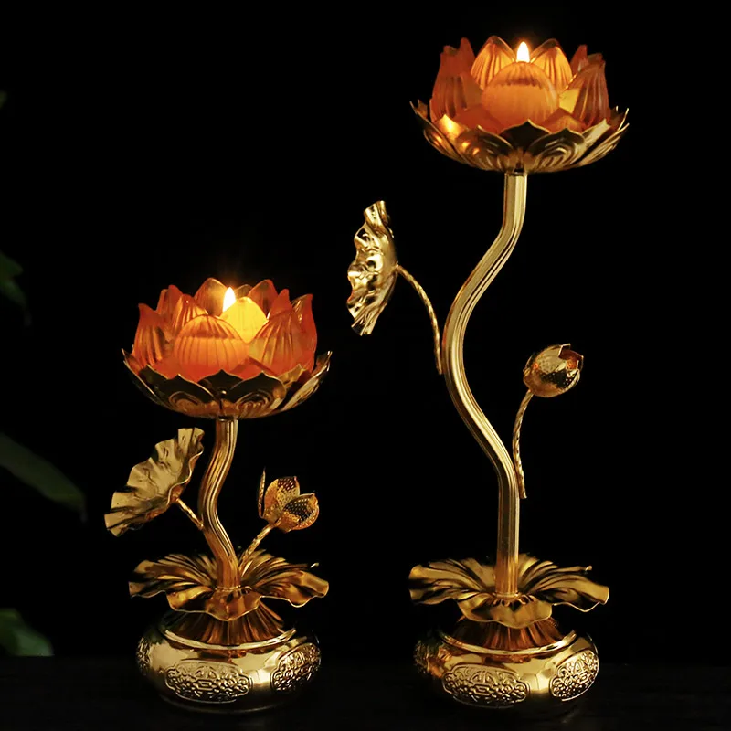 Оссветильник ительный держатель лампы свечи китайский цветок лотоса подсвечник