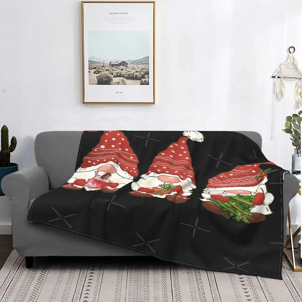 

Рождественские гномы, милые гномы, 2 одеяла, покрывало для кровати, плед, диван, пляжное одеяло, плед, одеяло, роскошное пляжное полотенце