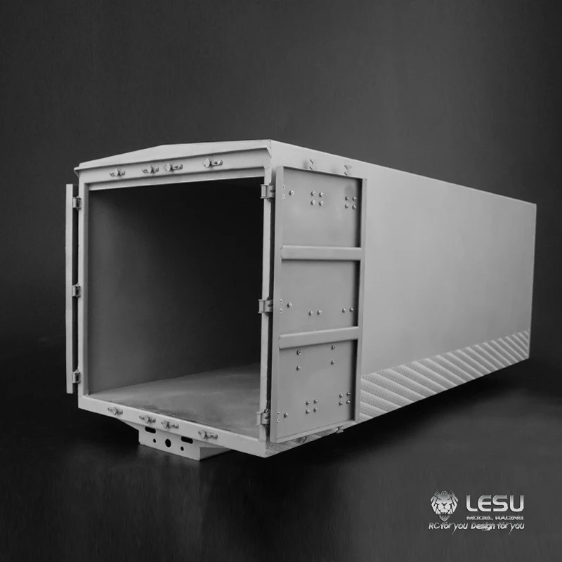 1/14 г. LESU металлический контейнер ведро для радиоуправляемого трактора TAMIYA