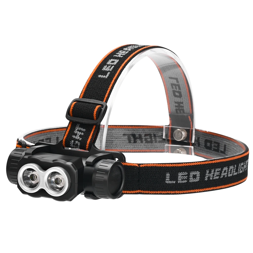 GIJOE LED Mini Headlamp High Power 1000lm Headlight Built in 18650 Rechargeable Head Torch Camping Hunting Waterproof Flashlight | Лампы и