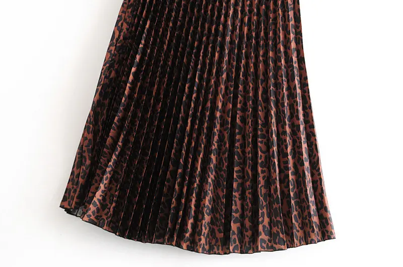 Винтаж с высокой талией плиссированные юбки женская обувь толстой подошве из