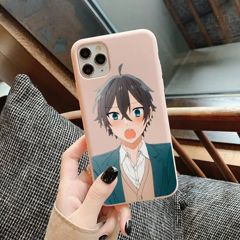 

Miyamura Izumi Horimiya Phone Case Solid Color Soft Cover for iphone 13 11 Pro Max X XS Max XR 7 8 6 6S Plus Cases