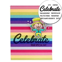 lets celebrate your achievement transparent clear stamp diy silicone seals scrapbooking card making blessings about celebrate