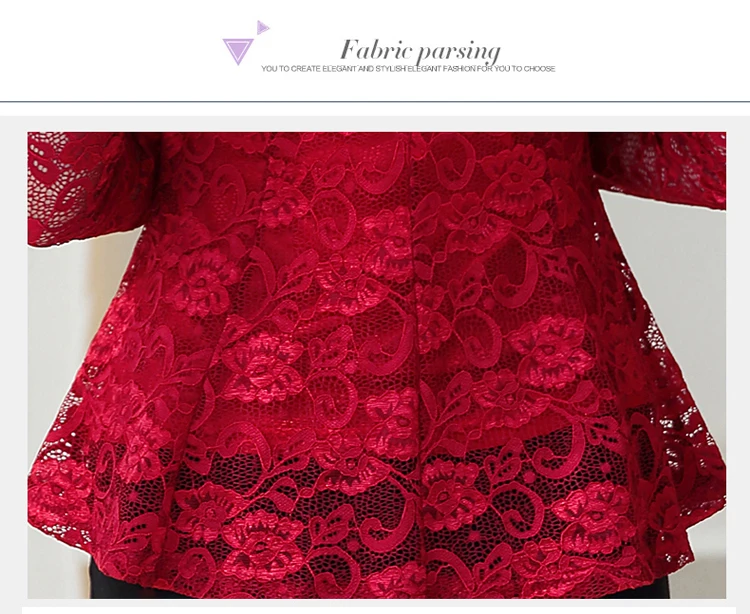 Женская кружевная рубашка облегающая блузка с длинным рукавом и кружевом модель