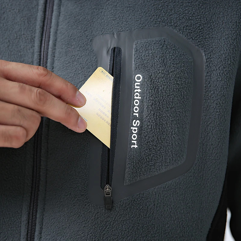 Мужская Флисовая куртка 5XL для активного отдыха рыбалки походов спорта